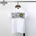 fendi  crewneck t-shirt new season ff60 white